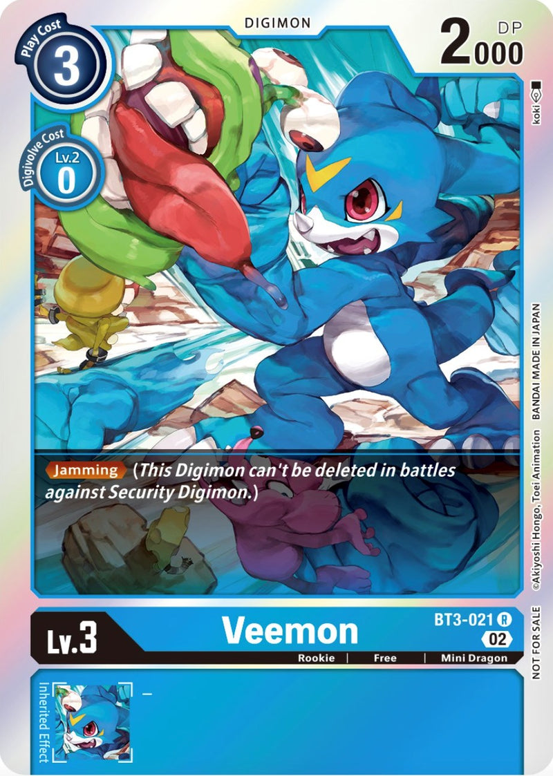Buff Veemon Veemon Digivolve